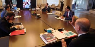 Erdoğan hastalarla görüştü