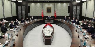 Kabine toplantısı başladı