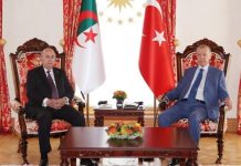 Cumhurbaşkanı Erdoğan Cezayir’li mevkidaşı ile bir araya geldi