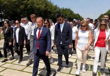 Tanju Özcan Anıtkabir’de