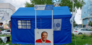 Memleket Partisi’nin Malatya İl Başkanlığı binası olarak kullandığı çadır çalındı