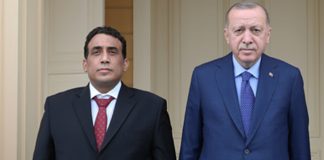Cumhurbaşkanı Erdoğan Libya konsey başkanı El- Menfi ile görüştü!