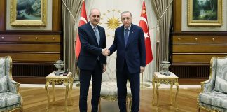 Cumhurbaşkanı Erdoğan TBMM Başkanı Kurtulmuş’la bir araya geldi!