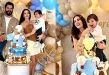 Özçivit çiftinden oğulları Kerem için doğum günü partisi!