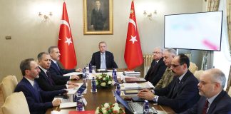 Cumhurbaşkanı Erdoğan başkanlığındaki güvenlik toplantısı başladı!