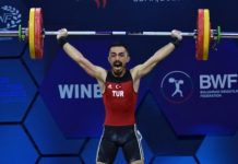Halterde Muammer Şahin’den altın madalaya!