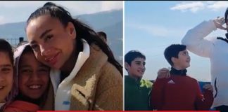 Ünlü isimlerden depremzedelere moral ziyareti!