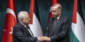 Cumhurbaşkanı Erdoğan Mahmud Abbas ile görüştü!