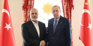 Cumhurbaşkanı Erdoğan İsmail Haniye ile bir araya geldi!