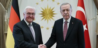 Cumhurbaşkanı Erdoğan Almanya Cumhurbaşkanı Steinmeier’i resmi törenle karşıladı!