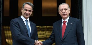 Erdoğan- Miçotakis görüşmesi başladı!