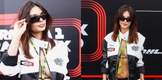 Emily Ratajkowski’den F1 Grand Prix kombini!