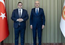 Kurtulmuş Çekya Dışişleri Bakanı ile bir araya geldi!