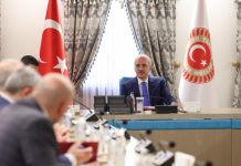 TBMM Başkanı Kurtulmuş, Parlamenterler Arası Kudüs ve Filistin Platformu üyelerini kabul etti!