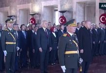 Devlet erkanı Ata’nın huzurunda