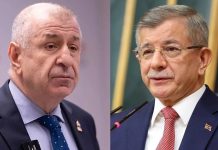 Ümit Özdağ’la Ahmet Davutoğlu arasında kavga