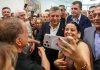 Özgür Özel’e davullu karşılama